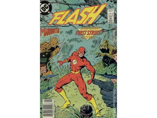Comic Books DC Comics - Flash (1987 2nd Series) 021 (Cond. FN/VF) - 15439 - Cardboard Memories Inc.
