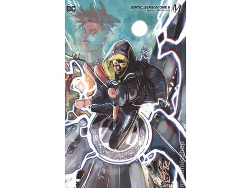 Comic Books DC Comics - Static Season One 006 - Draper Ivey Card Stock Variant Edition (Cond. VF-) - 10711 - Cardboard Memories Inc.