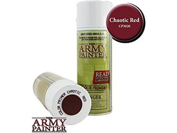 Paints and Paint Accessories Army Painter - Colour Primer - Chaotic Red - Paint Spray - Cardboard Memories Inc.
