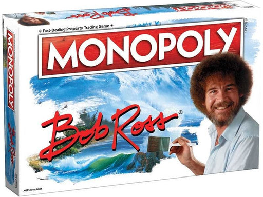 Board Games Usaopoly - Monopoly - Bob Ross - Cardboard Memories Inc.