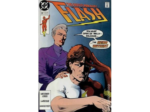 Comic Books DC Comics - Flash (1987 2nd Series) 037 (Cond. FN/VF) - 15453 - Cardboard Memories Inc.