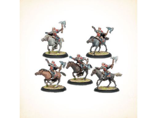 Collectible Miniature Games Privateer Press - Warmachine - Khador - Greylord Outriders - Light Cavalry Unit - PIP 33076 - Cardboard Memories Inc.