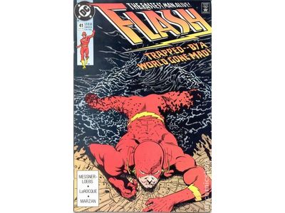 Comic Books DC Comics - Flash (1987 2nd Series) 041 (Cond. FN/VF) - 15457 - Cardboard Memories Inc.