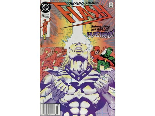 Comic Books DC Comics - Flash (1987 2nd Series) 036 (Cond. FN/VF) - 15451 - Cardboard Memories Inc.