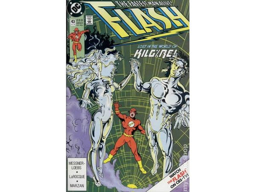 Comic Books DC Comics - Flash (1987 2nd Series) 043 (Cond. FN/VF) - 15458 - Cardboard Memories Inc.