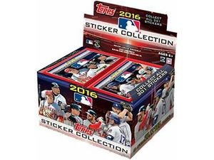 Sports Cards Topps - 2016 - Baseball - MLB Baseball Sticker - Collection Box - Cardboard Memories Inc.