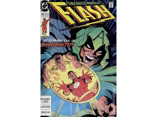Comic Books DC Comics - Flash (1987 2nd Series) 040 (Cond. FN/VF) - 15456 - Cardboard Memories Inc.