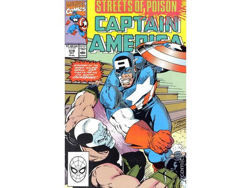 Comic Books Marvel Comics - Captain America (1968 1st Series) 378 - 7277 - Cardboard Memories Inc.