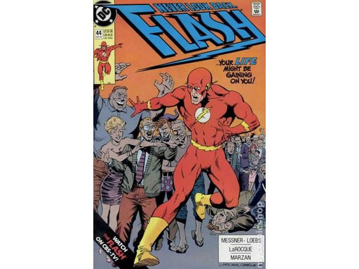 Comic Books DC Comics - Flash (1987 2nd Series) 044 (Cond. FN/VF) - 15459 - Cardboard Memories Inc.