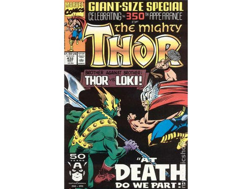 Comic Books Marvel Comics - Thor (1962-1996 1st Series) 432 - 7925 - Cardboard Memories Inc.