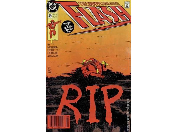 Comic Books, Hardcovers & Trade Paperbacks DC Comics - Flash (1987 2nd Series) 049 (Cond. FN/VF) - 15463 - Cardboard Memories Inc.