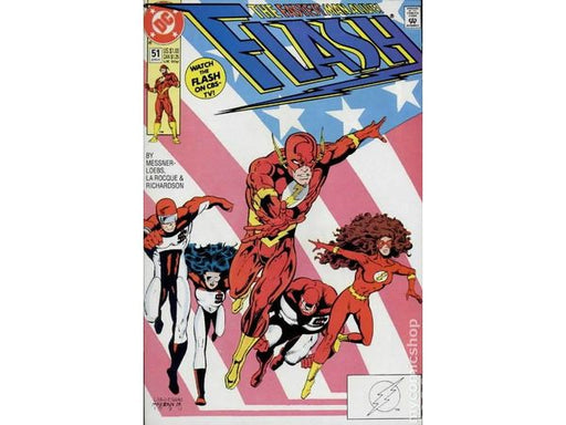 Comic Books DC Comics - Flash (1987 2nd Series) 051 (Cond. FN/VF) - 15464 - Cardboard Memories Inc.