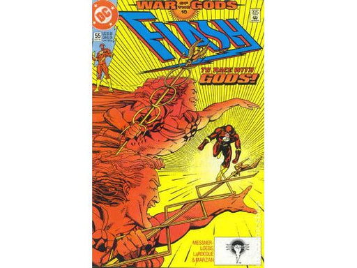 Comic Books DC Comics - Flash (1987 2nd Series) 055 (Cond. FN/VF) - 15467 - Cardboard Memories Inc.
