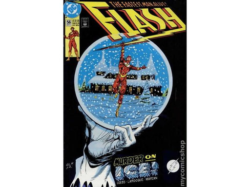 Comic Books DC Comics - Flash (1987 2nd Series) 056 (Cond. FN/VF) - 15468 - Cardboard Memories Inc.