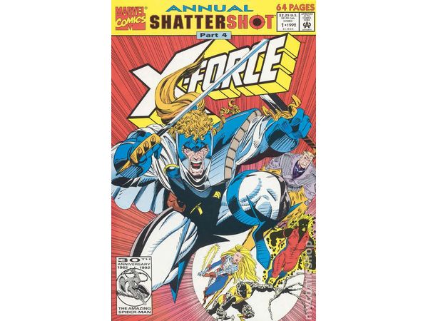 Comic Books Marvel Comics - X-Force (1991 1st Series) Annual 001 (Cond. FN+) - 12700 - Cardboard Memories Inc.