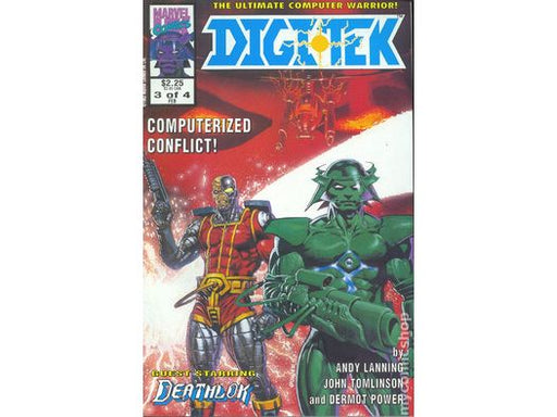 Comic Books Marvel Comics - Digitek (1992) 003 (Cond. FN/VF) - 13908 - Cardboard Memories Inc.