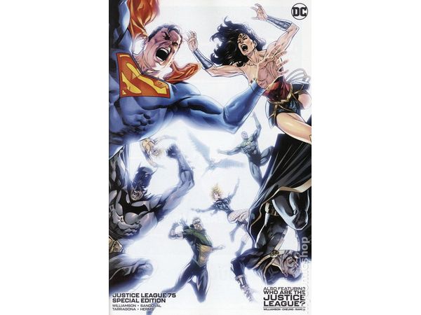 Comic Books DC Comics - Justice League 075 (Cond. VF-) - Maleev Card Stock Variant Edition - 13251 - Cardboard Memories Inc.