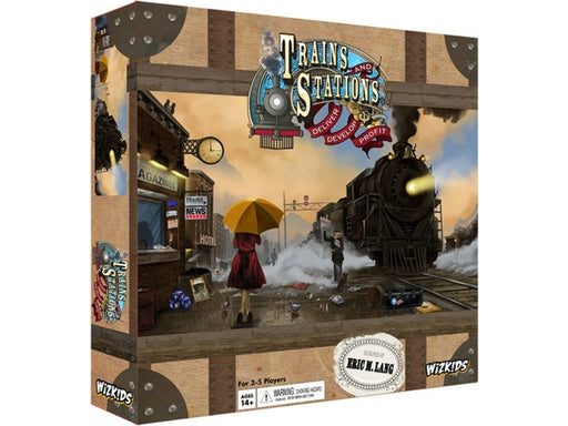 Board Games Wizkids - 2013 - Trains and Stations - Cardboard Memories Inc.