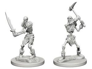 Role Playing Games Wizkids - Dungeons and Dragons - Unpainted Miniature - Nolzurs Marvelous Miniatures - Skeletons - Cardboard Memories Inc.