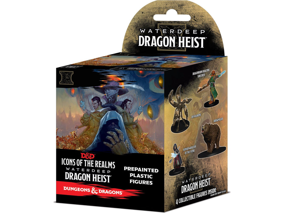 Role Playing Games Wizards of the Coast - Dungeons and Dragons - Icons of the Realms - Waterdeep Dragon Heist - Booster Pack - Cardboard Memories Inc.
