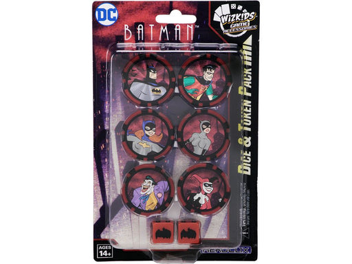 Collectible Miniature Games Wizkids - DC - HeroClix - Batman the Animated Series - Dice and Token Pack - Cardboard Memories Inc.