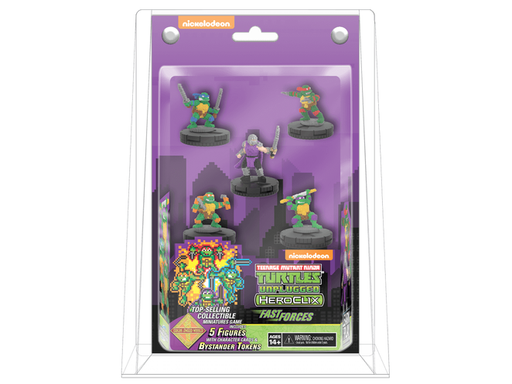 Collectible Miniature Games Wizkids - HeroClix - Teenage Mutant Ninja Turtles Unplugged - Fast Forces Pack - Cardboard Memories Inc.