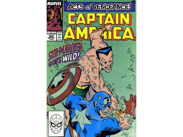 Comic Books Marvel Comics - Captain America (1968 1st Series) 365 - 7264 - Cardboard Memories Inc.