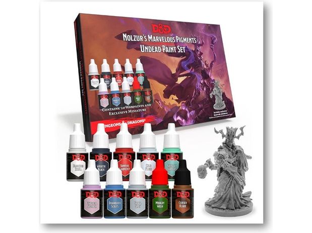 Role Playing Games Wizards of the Coast - Dungeons and Dragons - Nolzurs Marvelous Pigments - Undead Paint Set - Cardboard Memories Inc.