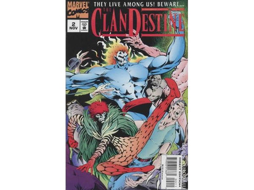 Comic Books Marvel Comics - Clandestine (1994 1st Series) 002 (Cond. VF-) - 12113 - Cardboard Memories Inc.
