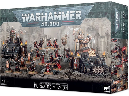 Collectible Miniature Games Games Workshop - Warhammer 40K - Adepta Sororitas - Battleforce - Purgatos Mission - 52-43 - Cardboard Memories Inc.