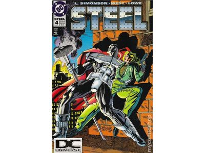 Comic Books DC Comics - Steel (1994) 004 (Cond. VF-) - 13955 - Cardboard Memories Inc.
