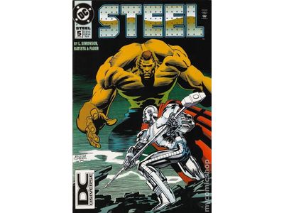 Comic Books DC Comics - Steel (1994) 005 (Cond. VF-) - 13956 - Cardboard Memories Inc.