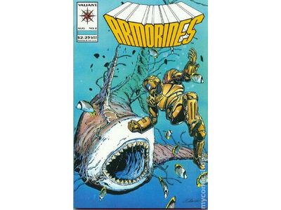 Comic Books Valiant Comics - Armorines (1994 1st Series) 002 (Cond. FN/VF) - 13743 - Cardboard Memories Inc.