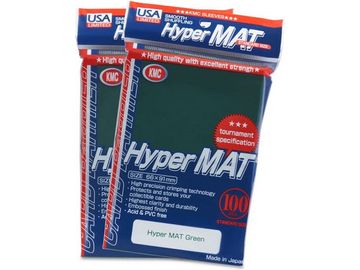 Supplies KMC Card Barrier - Standard Size - Hyper Matte Green- 100ct - Cardboard Memories Inc.