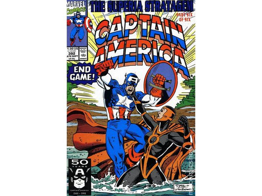 Comic Books Marvel Comics - Captain America (1968 1st Series) 392 - 7287 - Cardboard Memories Inc.