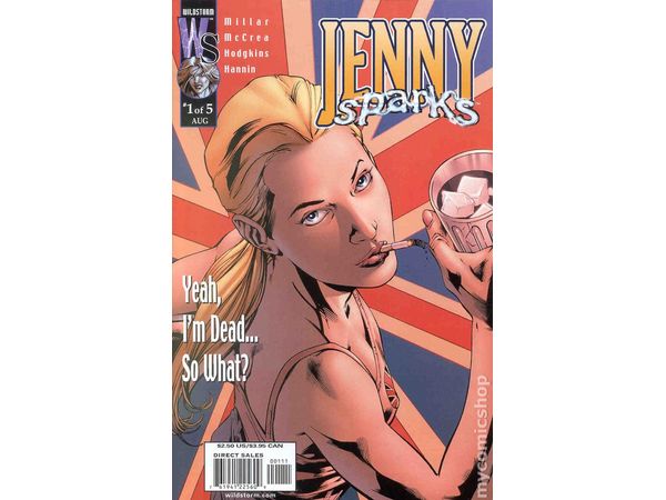 Comic Books Wildstorm - Jenny Sparks (1997) 001 - CVR B Hitch Variant Edition (Cond. FN/VF) - 13566 - Cardboard Memories Inc.