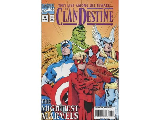 Comic Books Marvel Comics - Clandestine (1994 1st Series) 006 (Cond. VF-) - 12117 - Cardboard Memories Inc.