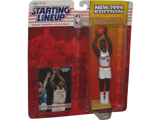 Action Figures and Toys Kenner - Starting Lineup - 1988 - NBA Dominique Wilkins - Figure/Collector Card - Cardboard Memories Inc.