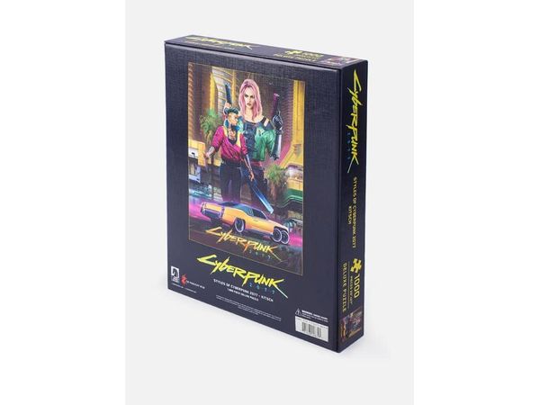 Deck Building Game Dark Horse - CyberPunk 2077 - Kitsch Puzzle - Cardboard Memories Inc.