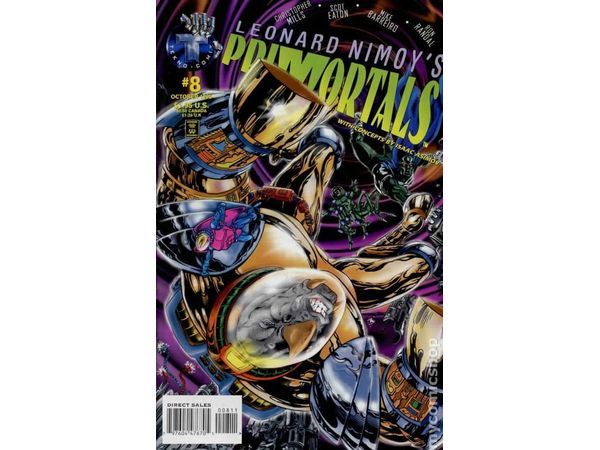 Comic Books Tekno Comix - Primortals (1995) 008 (Cond. FN/VF) - 13928 - Cardboard Memories Inc.