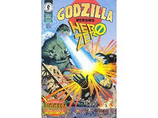Comic Books Dark Horse Comics - Godzilla vs. Hero Zero (1995) 001 (Cond. VF-) - 13945 - Cardboard Memories Inc.