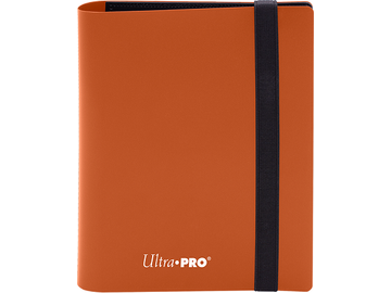 Supplies Ultra Pro - 2 Pocket - Eclipse Pro Binder - Pumpkin Orange - Cardboard Memories Inc.