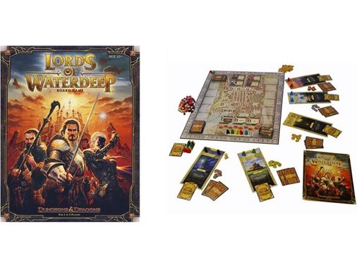 Board Games Wizards of the Coast - Dungeons and Dragons - Lords of Waterdeep - Cardboard Memories Inc.