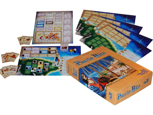 Board Games Rio Grande Games - Puerto Rico - Cardboard Memories Inc.