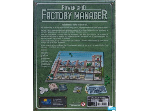 Board Games Rio Grande Games - Power Grid - Factory Manager - Cardboard Memories Inc.
