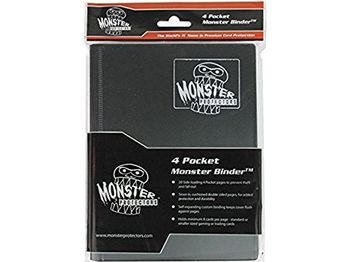 Supplies BCW - Monster - 4 Pocket Binder - Matte Black - Cardboard Memories Inc.