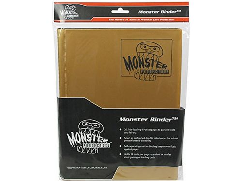 Supplies Monster - 9-Pocket Binder - Matte Gold - Cardboard Memories Inc.