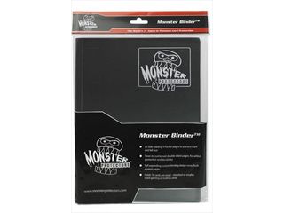 Supplies Monster - 9-Pocket Binder - Matte Black - Cardboard Memories Inc.