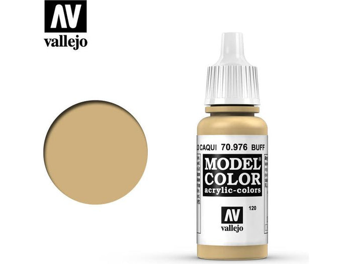 Paints and Paint Accessories Acrylicos Vallejo - Buff - 70 976 - Cardboard Memories Inc.