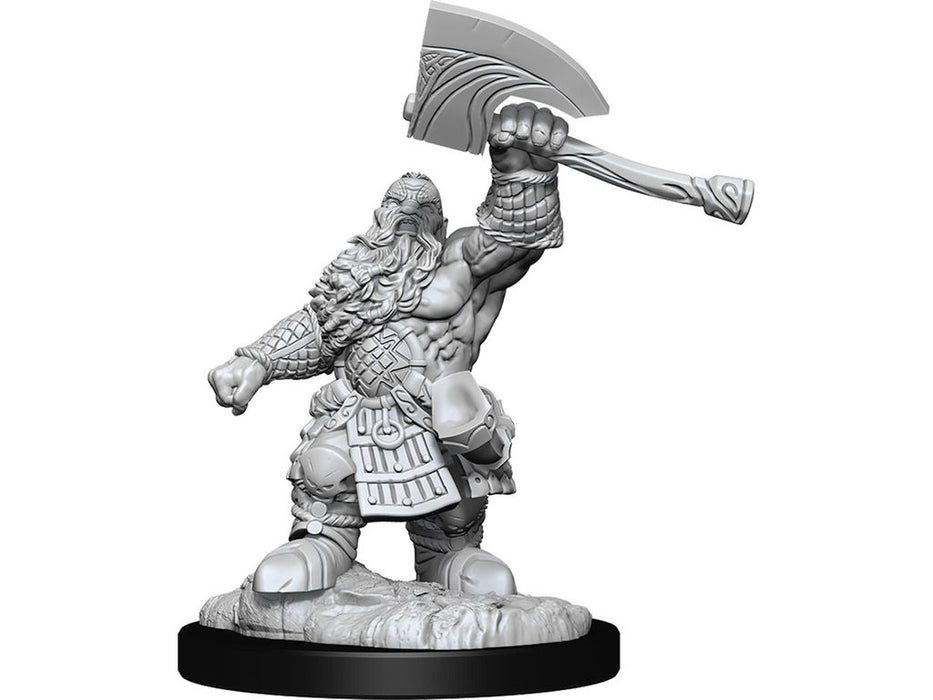 Role Playing Games Wizkids - Magic the Gathering - Unpainted Miniature - Dwarf Fighter and Cleric - 90276 - Cardboard Memories Inc.
